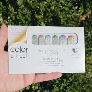Color Street Rainbow Glitter Nail Polish Strips Stickers